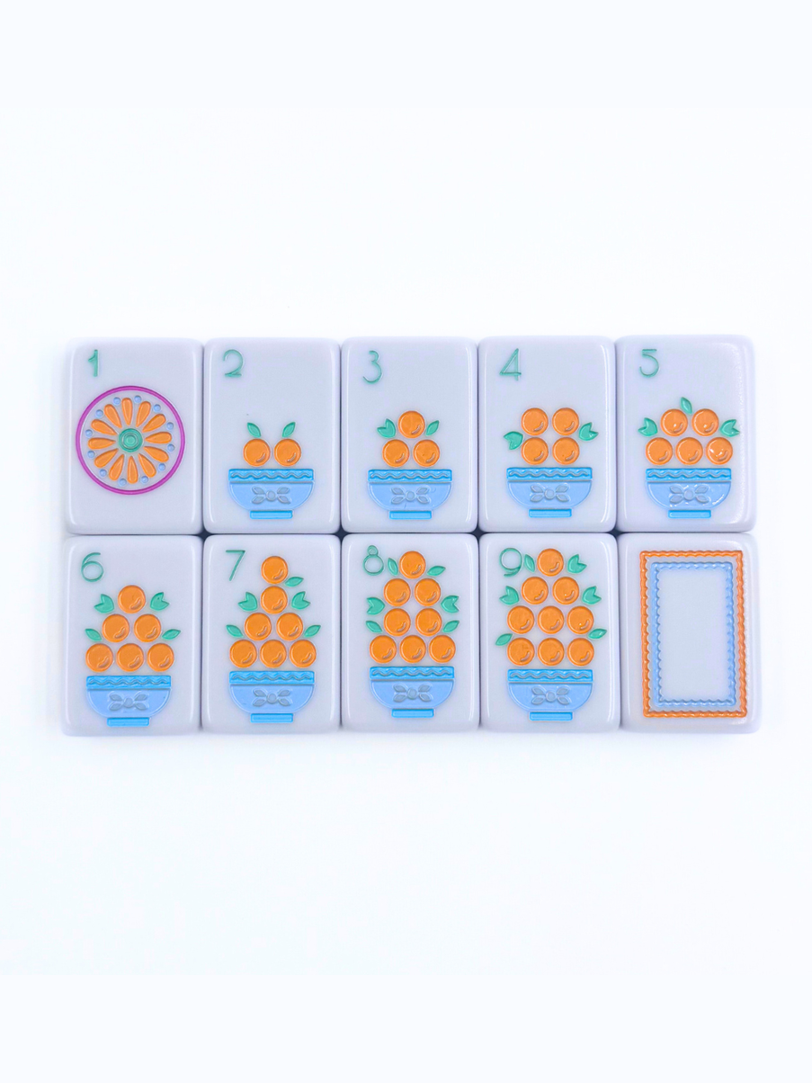 THE SCANDINAVIAN FOLK ART SERIES | Mahjong Tiles with Nordic Style