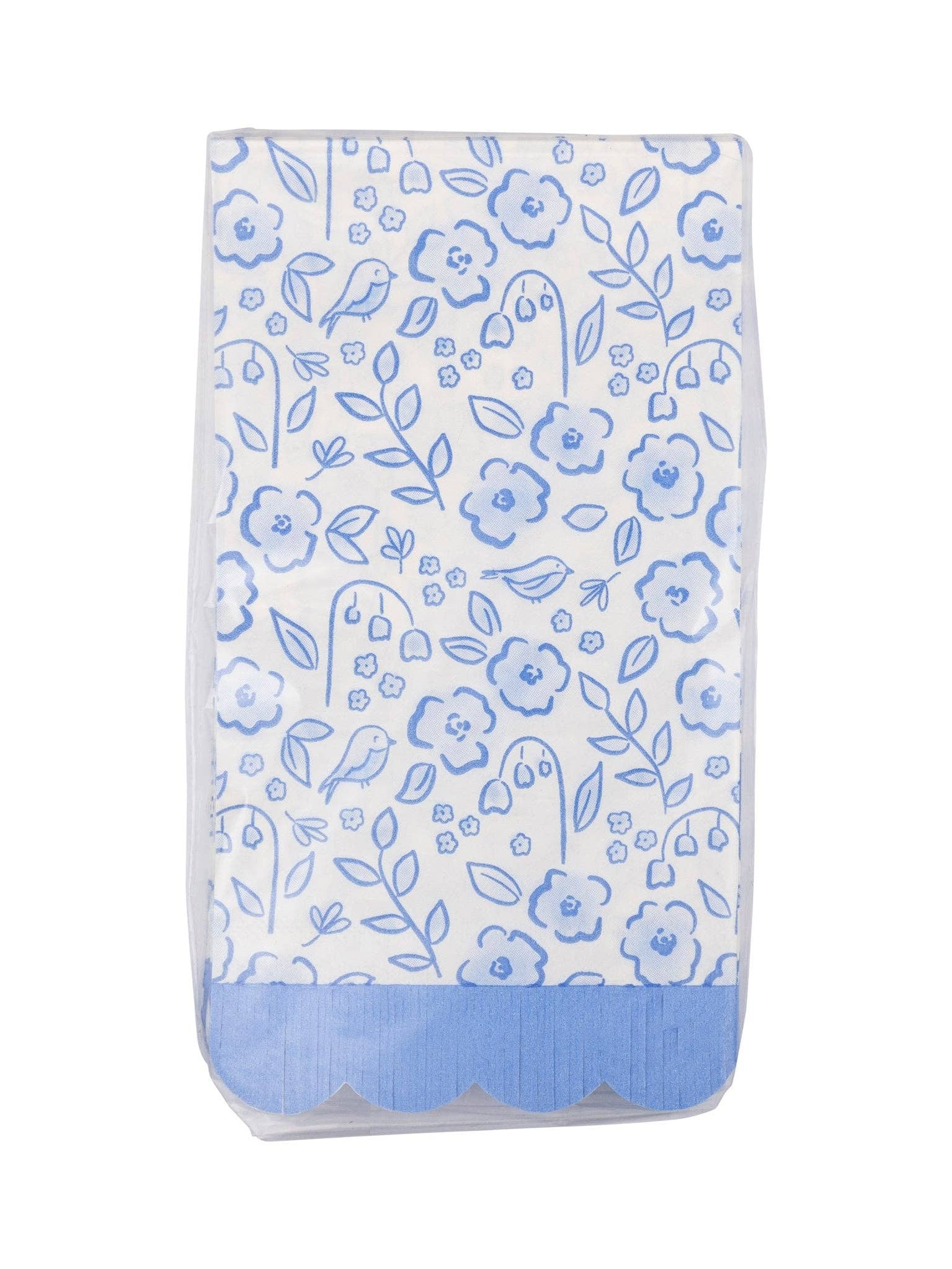 Floral Scatter Fringe Guest Napkin - Thumbnail 2