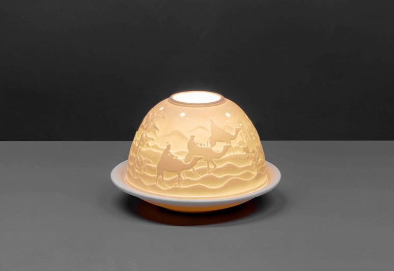 Ceramic Nativity Luminary (includes touch light)
