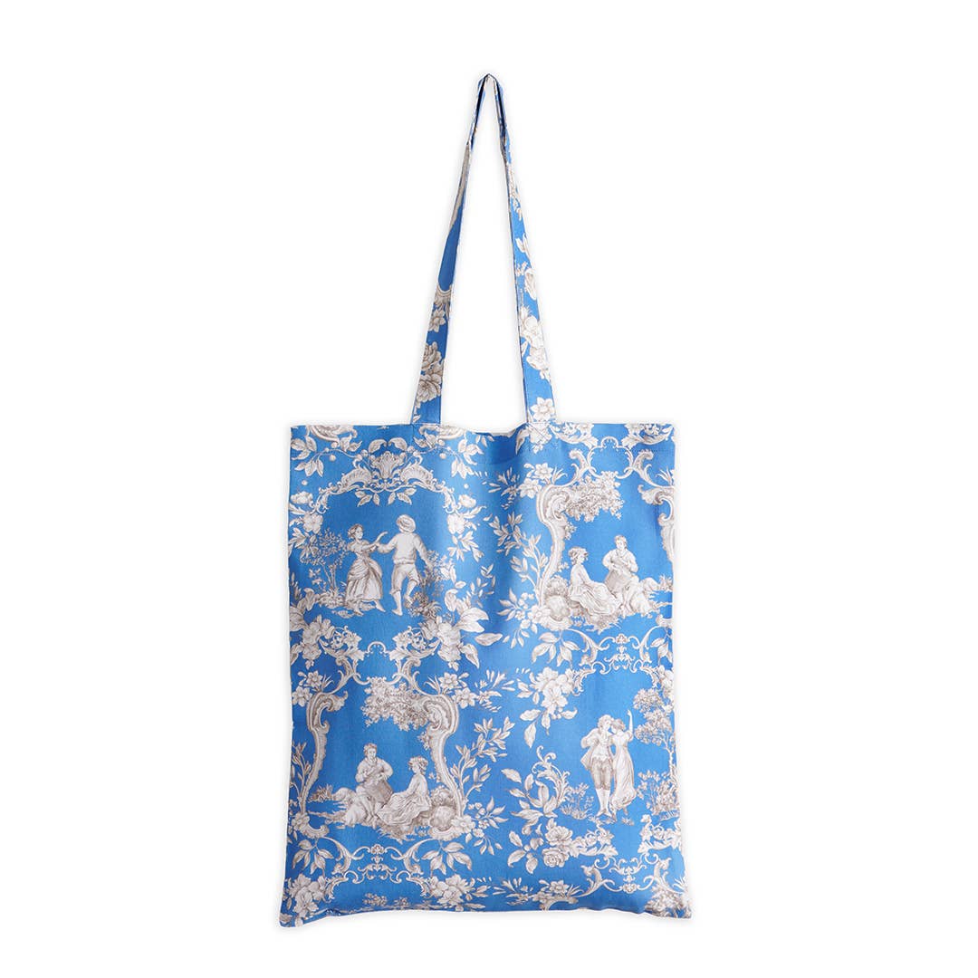 Tote Bag 100% Cotton - Joli Jouy - 14" x 17"