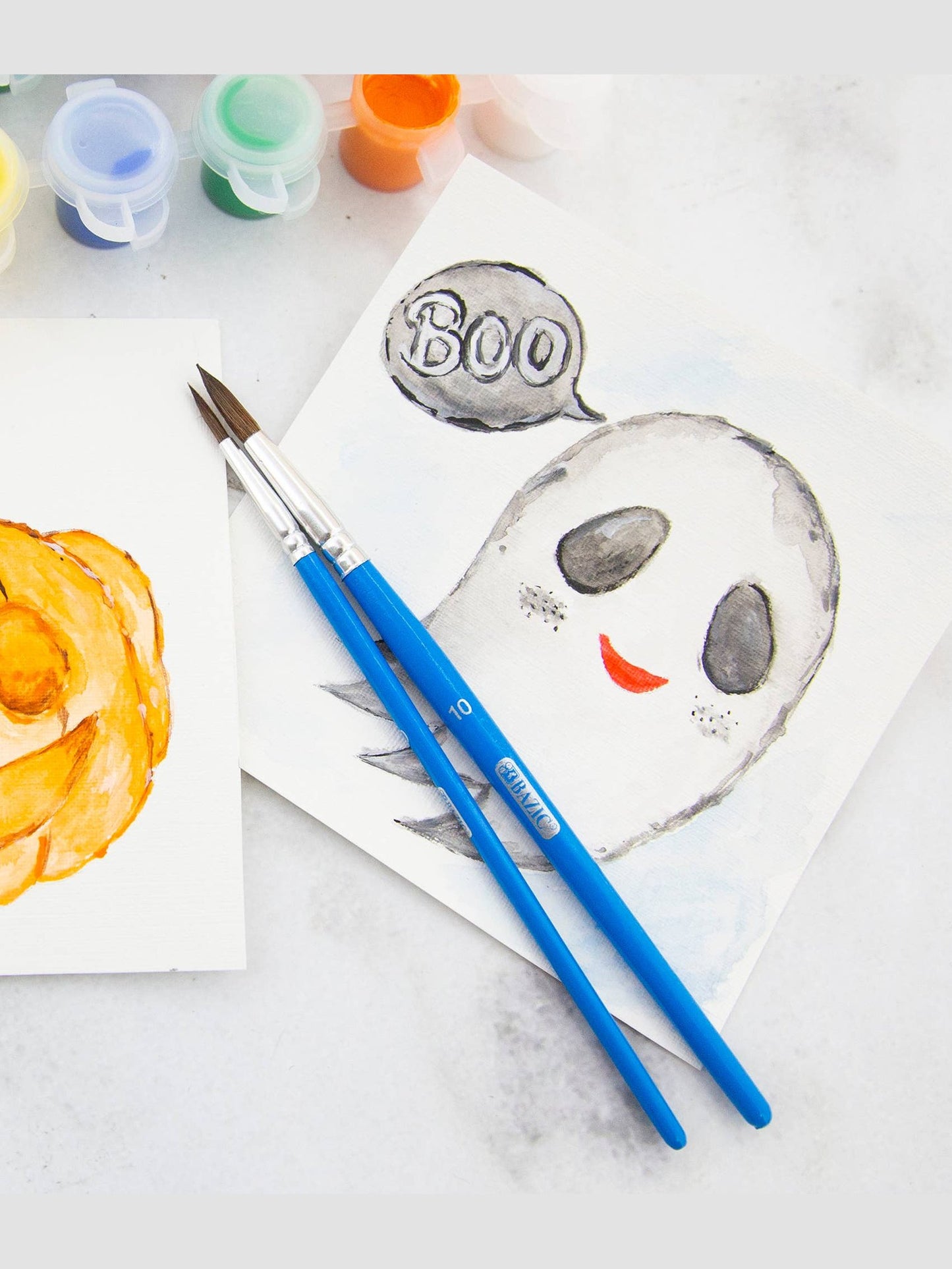 Paint Brush Round Natural Hair (5/Pack)