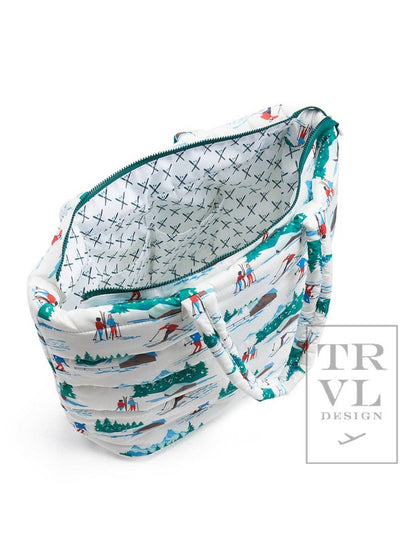 Luxe Ski Puffer Tote Bag - Hit the Slopes *New!