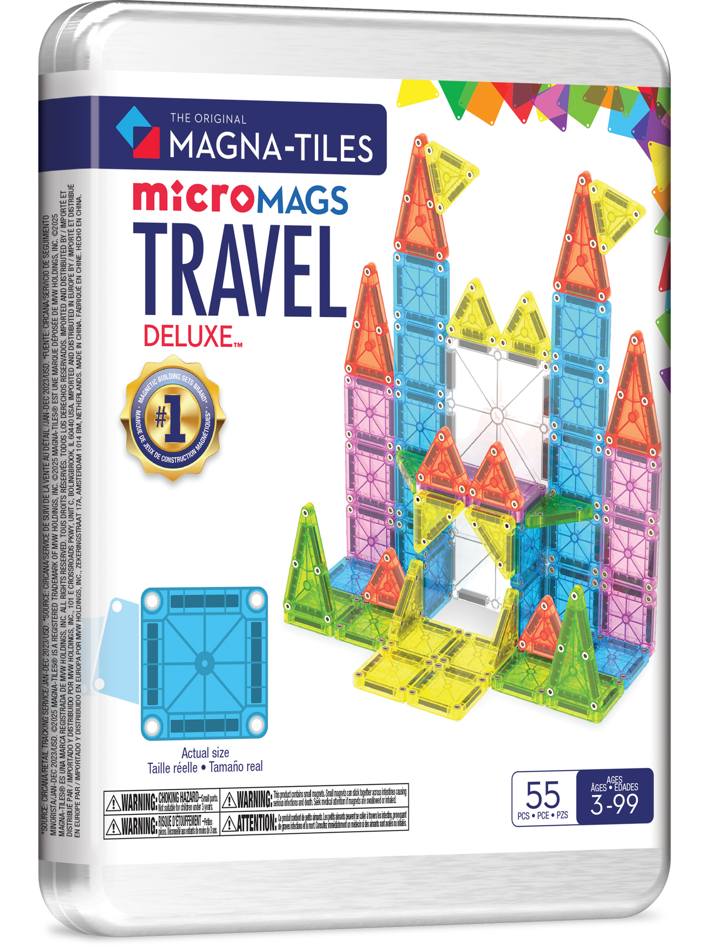 Magna-Tiles Travel Set Deluxe 55-Piece Set