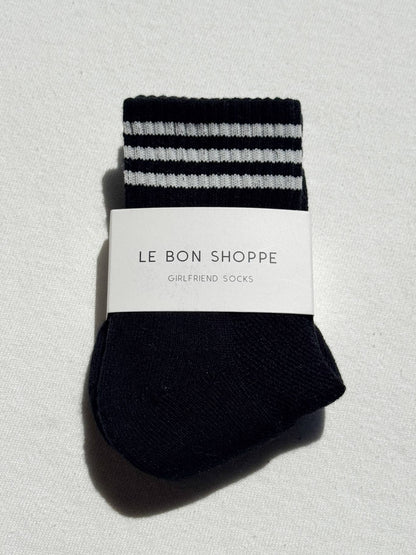 Girlfriend Socks: Bright Grey