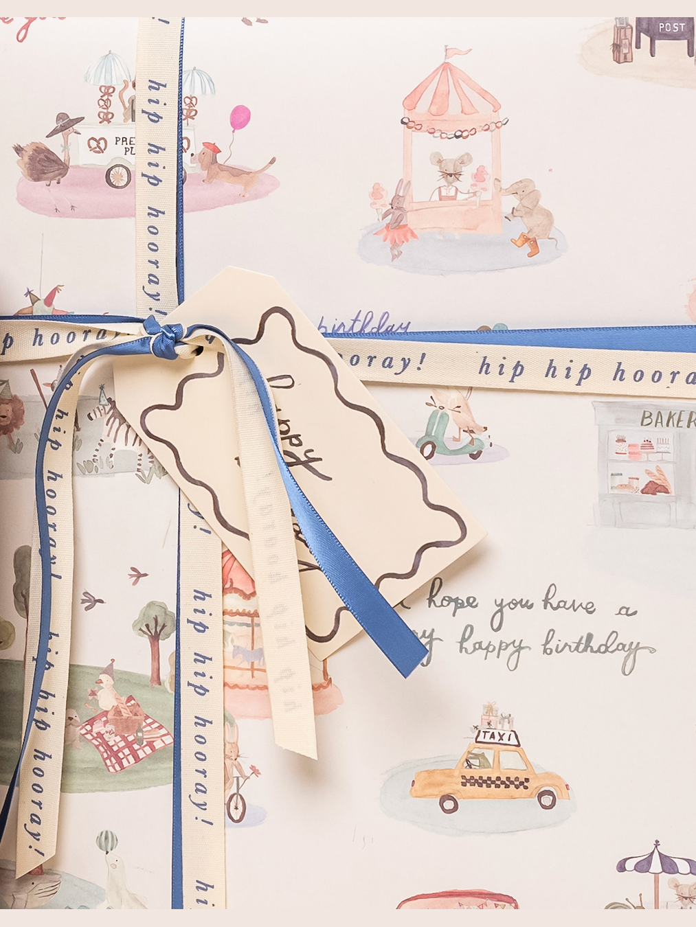 ‘Hip Hip Hooray’ Cotton Ribbon