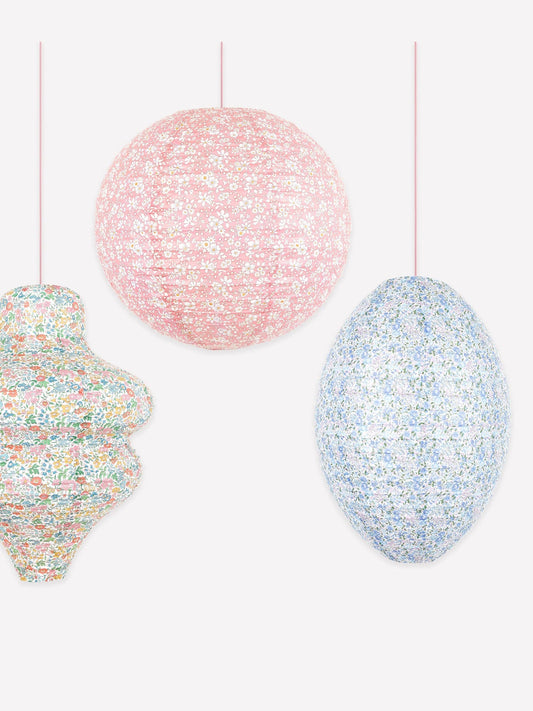 Meri Meri x Liberty Pastel Floral Lanterns