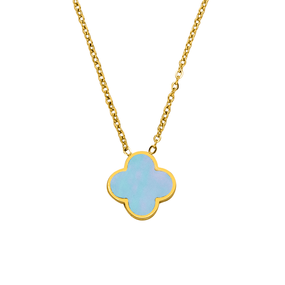 Sky Clover Necklace | 18K gold-plated: Gold