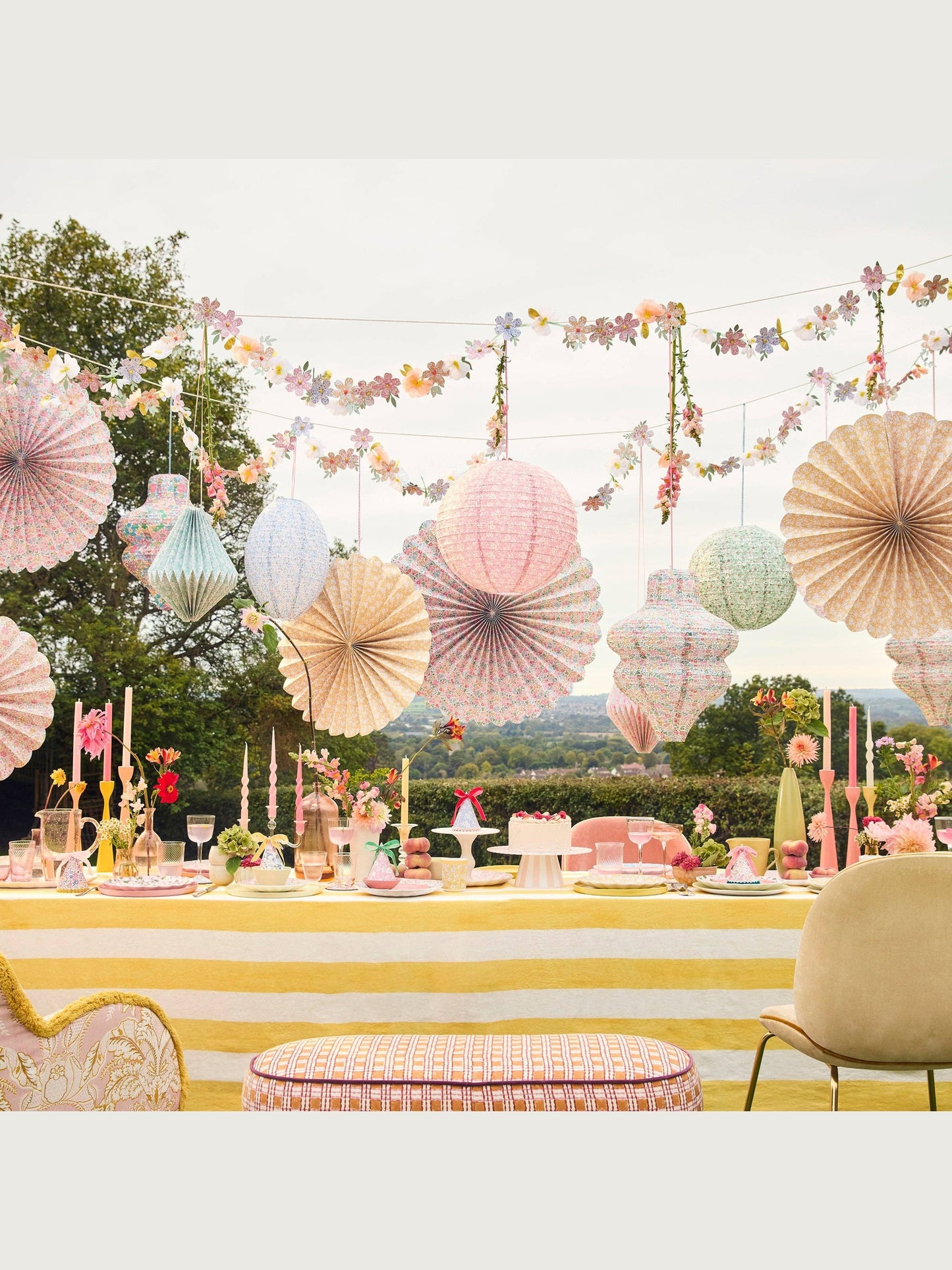 Meri Meri x Liberty of London Bright Lanterns