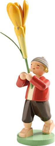 Boy with Crocus by Wendt & Kuhn