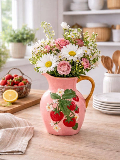Strawberry Flower Pitcher