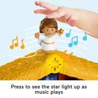 Fisher-Price Little People Toddler Toy Nativity Set with Music Lights and 18 Pieces