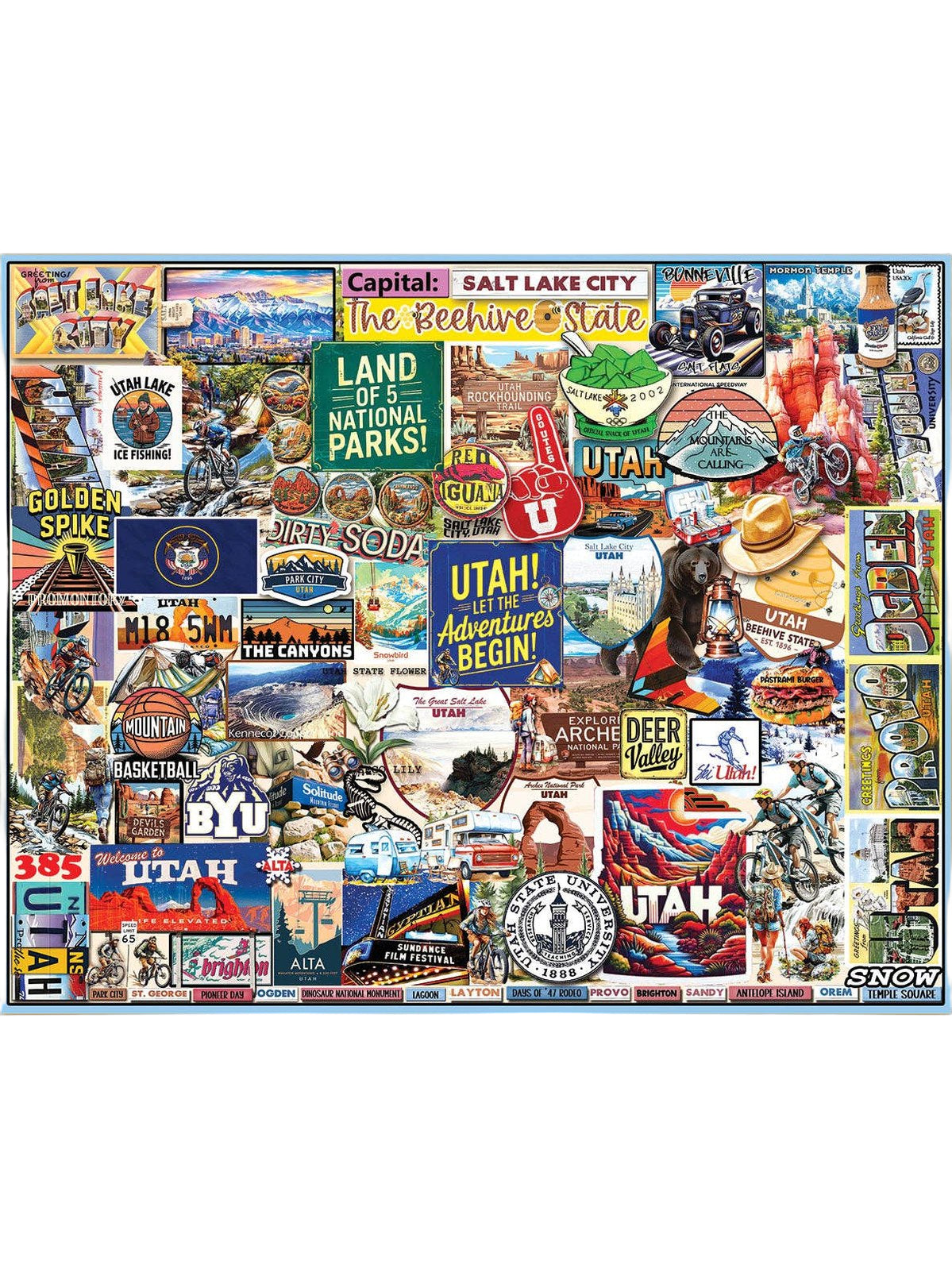 I Love Utah (2083pz) - 1000 Piece Jigsaw Puzzle