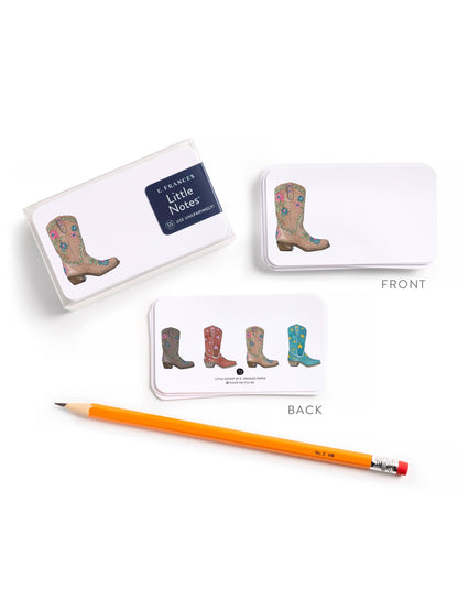 Cowboy Boot Little Notes® NEW 55 Count