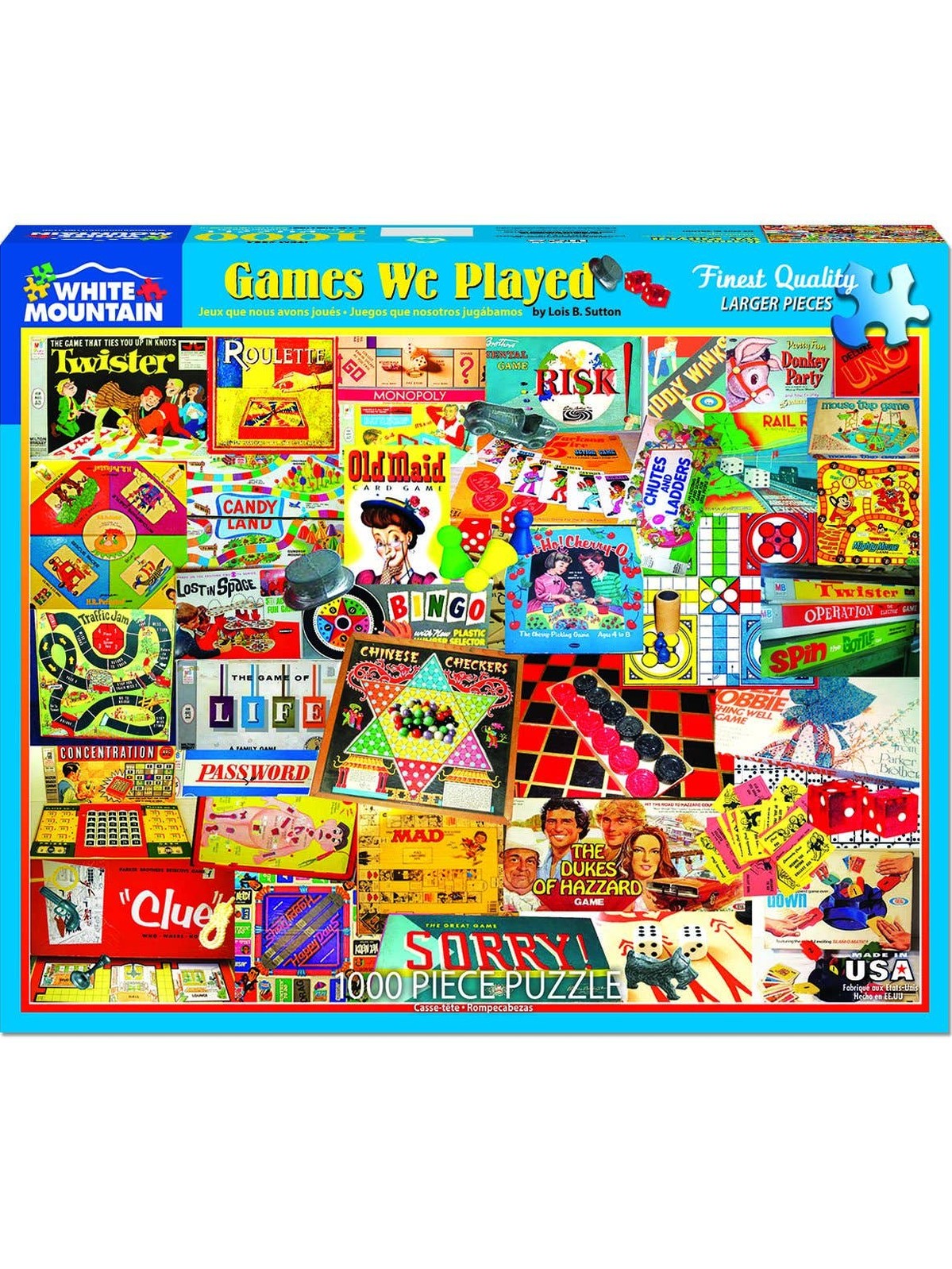 The Games We Played - 1000 Piece Jigsaw Puzzle