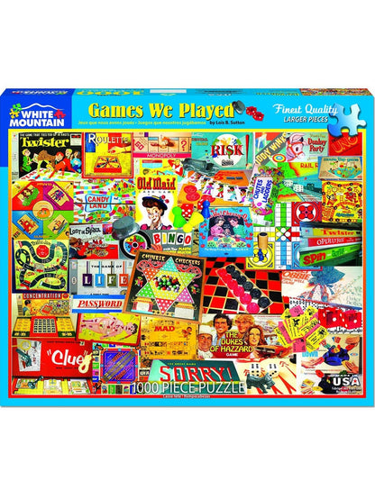The Games We Played - 1000 Piece Jigsaw Puzzle