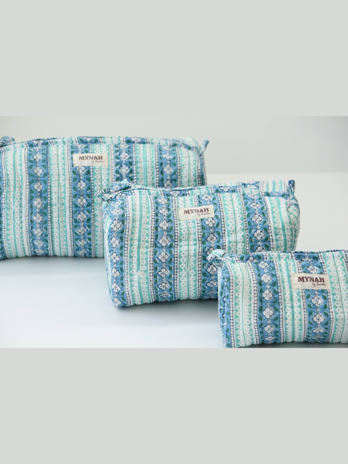 Moroccan stripes travel/make up/organizer/bag-Set of 3
