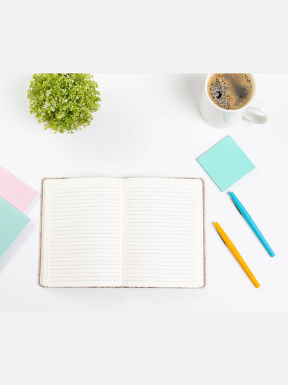 Red Toile Notes Journal, Hardcover Stationery