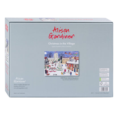 Christmas In The Village Jigsaw Puzzle