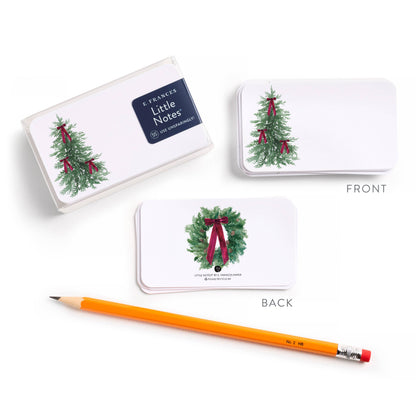 Velvet Bow Tree Little Notes® – Mini Notecard Pack Set of 55