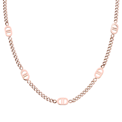 Five Prestige Necklace | 18K gold-plated: Gold