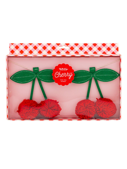 CRR1202 - Felt Cherries Banner