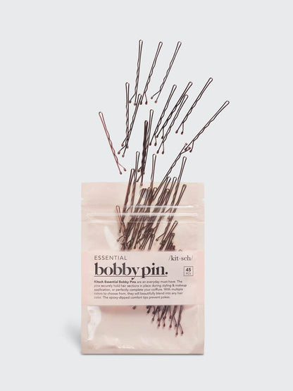 Essential Bobby Pins 45pc - Brown