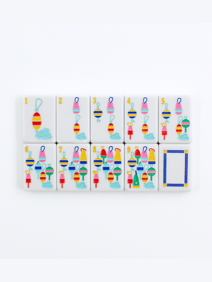 THE NEW ENGLAND SERIES | Mahjong Tiles with Nautical Flair