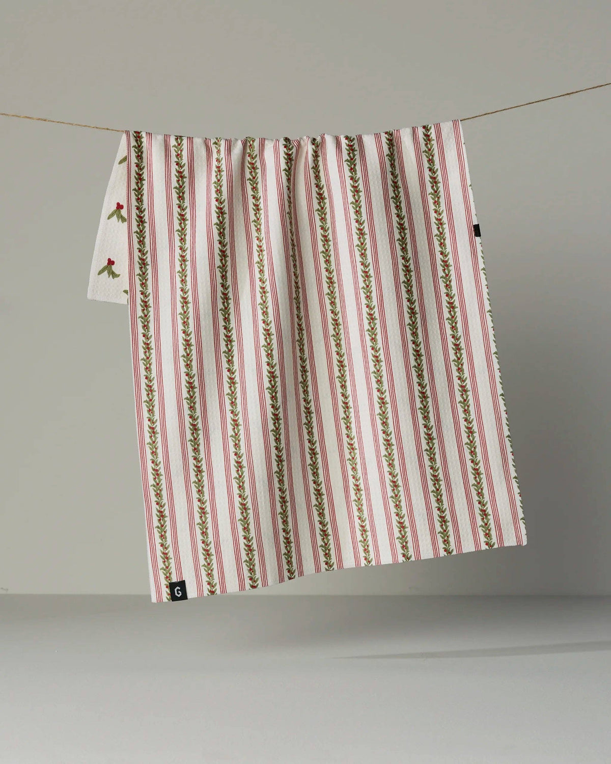 Holly Vine Luxe Kitchen Towel - Holiday 2026