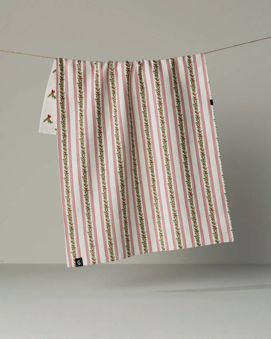 Holly Vine Luxe Kitchen Towel - Holiday 2026