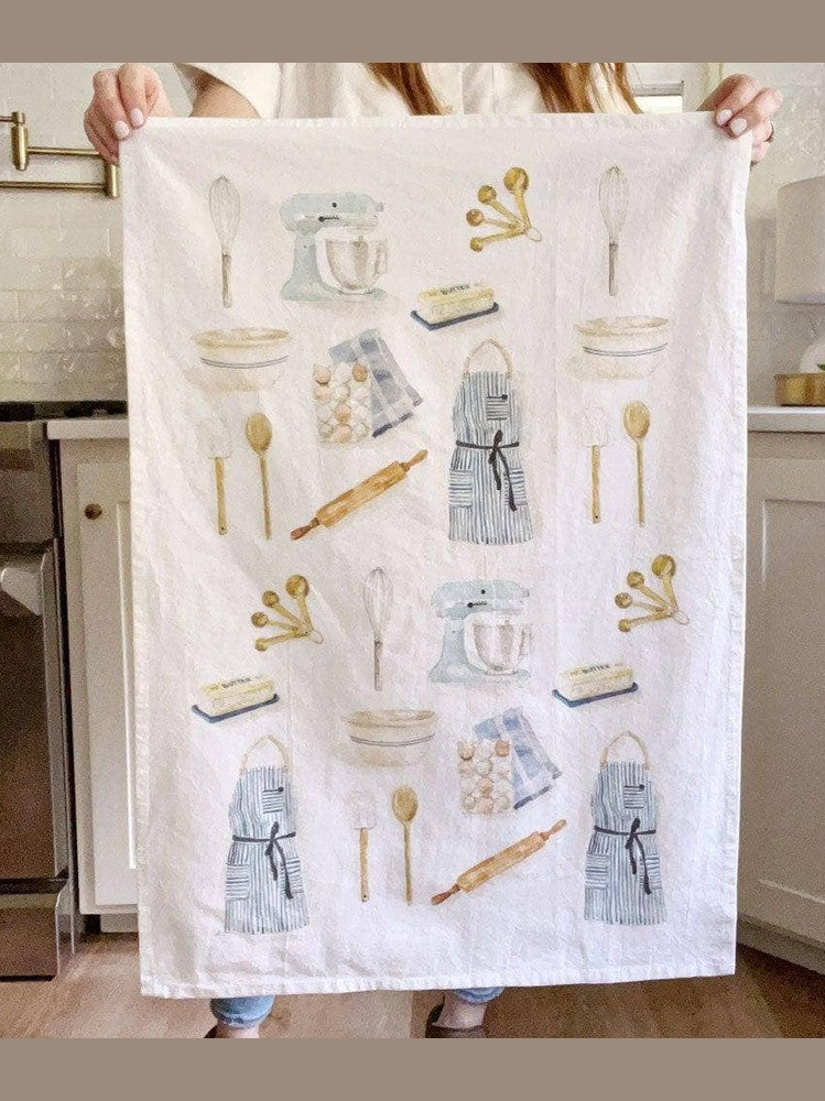 Baking cotton flour sack tea towel