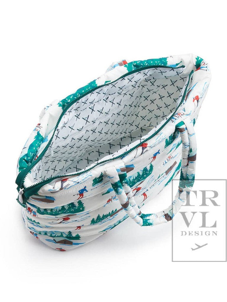 Luxe Ski Puffer Tote Bag - Hit the Slopes *New!