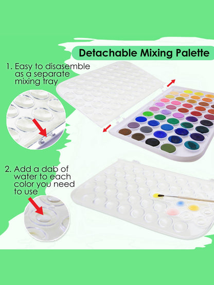 Watercolor w/ Brush 48 Colors