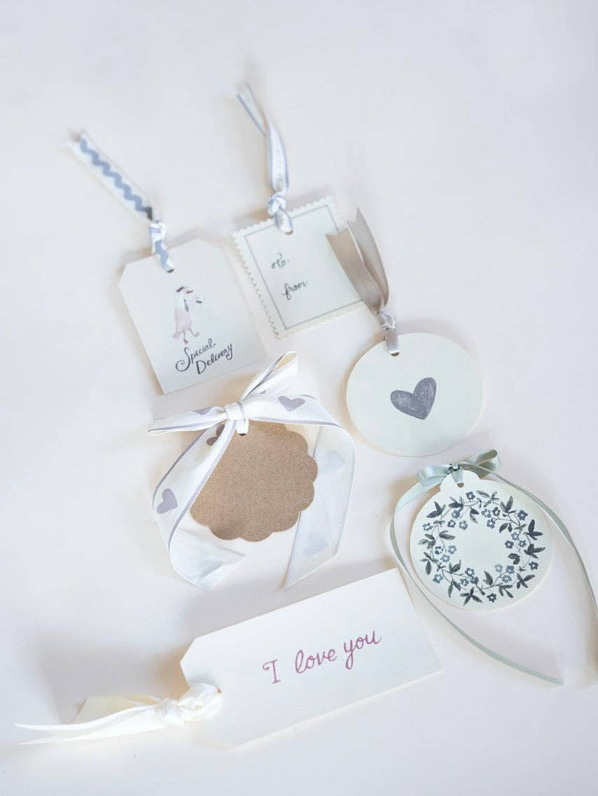 'Signed, Sealed, Delivered' gift tags