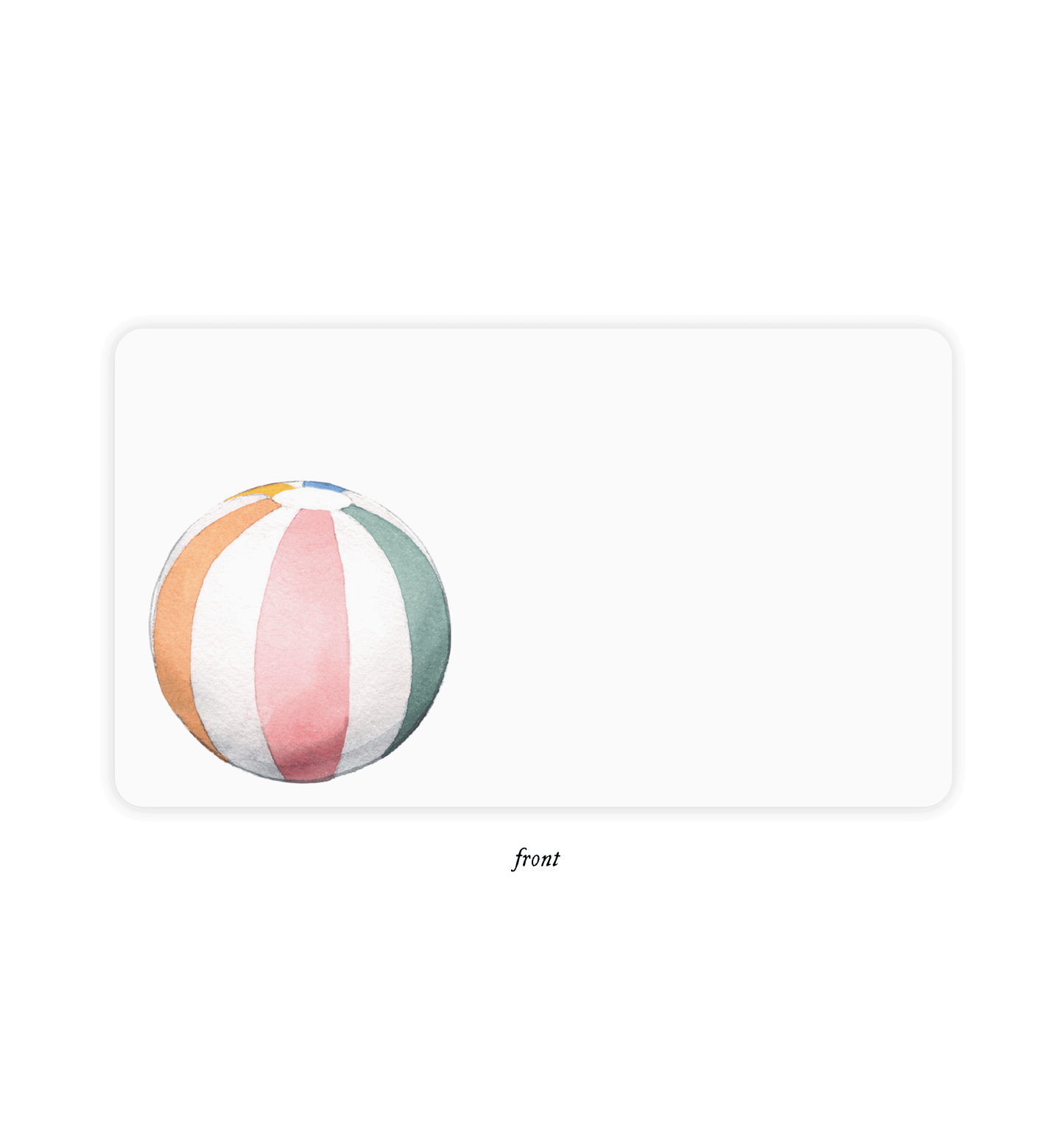 Beach Ball Little Notes® – Boxed Set of 85 Mini Note Cards