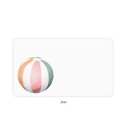 Beach Ball Little Notes® – Boxed Set of 85 Mini Note Cards