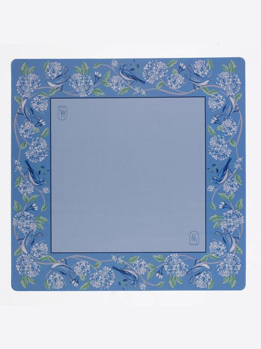 Blue Hydrangea Bird Mat