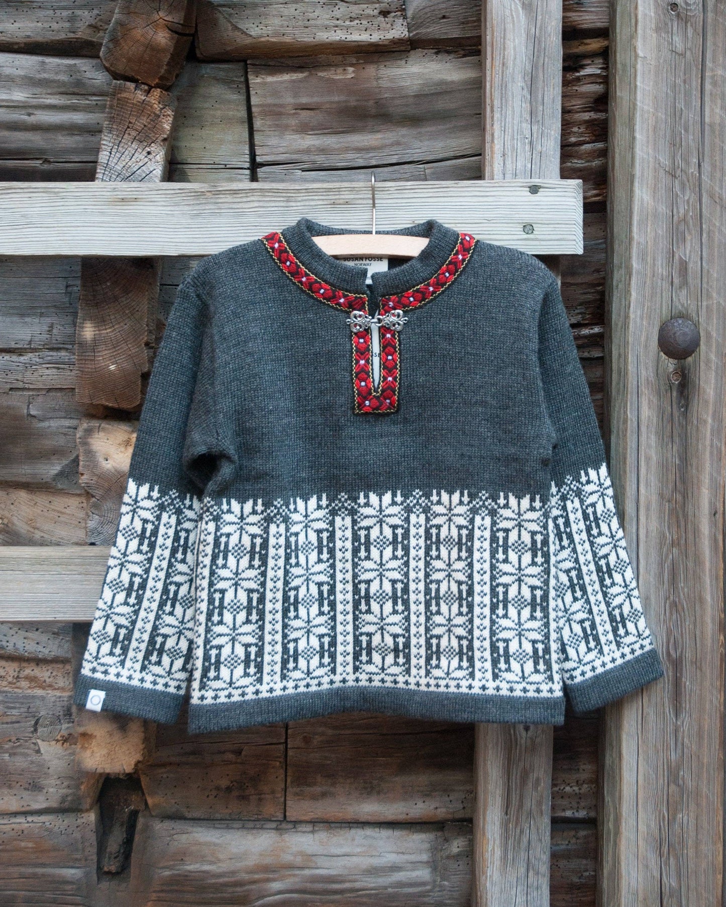Ulriken Children's Sweater: Red