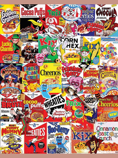 Cereal Boxes (1261pz) - 1000 Piece Jigsaw Puzzle