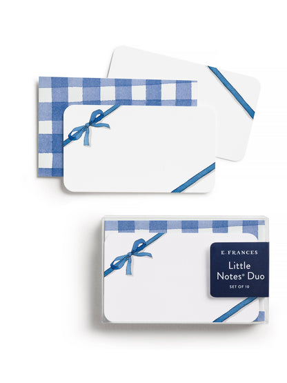 Blue Bow Little Notes® Duo Set