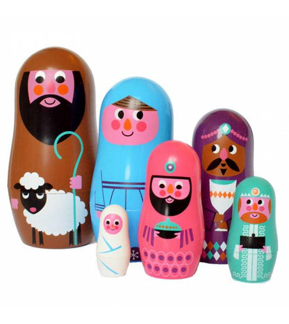 Nativity Matryoshka Nesting Dolls