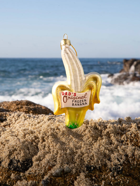 Balboa Island Dad's Original Frozen Banana Sign Ornament