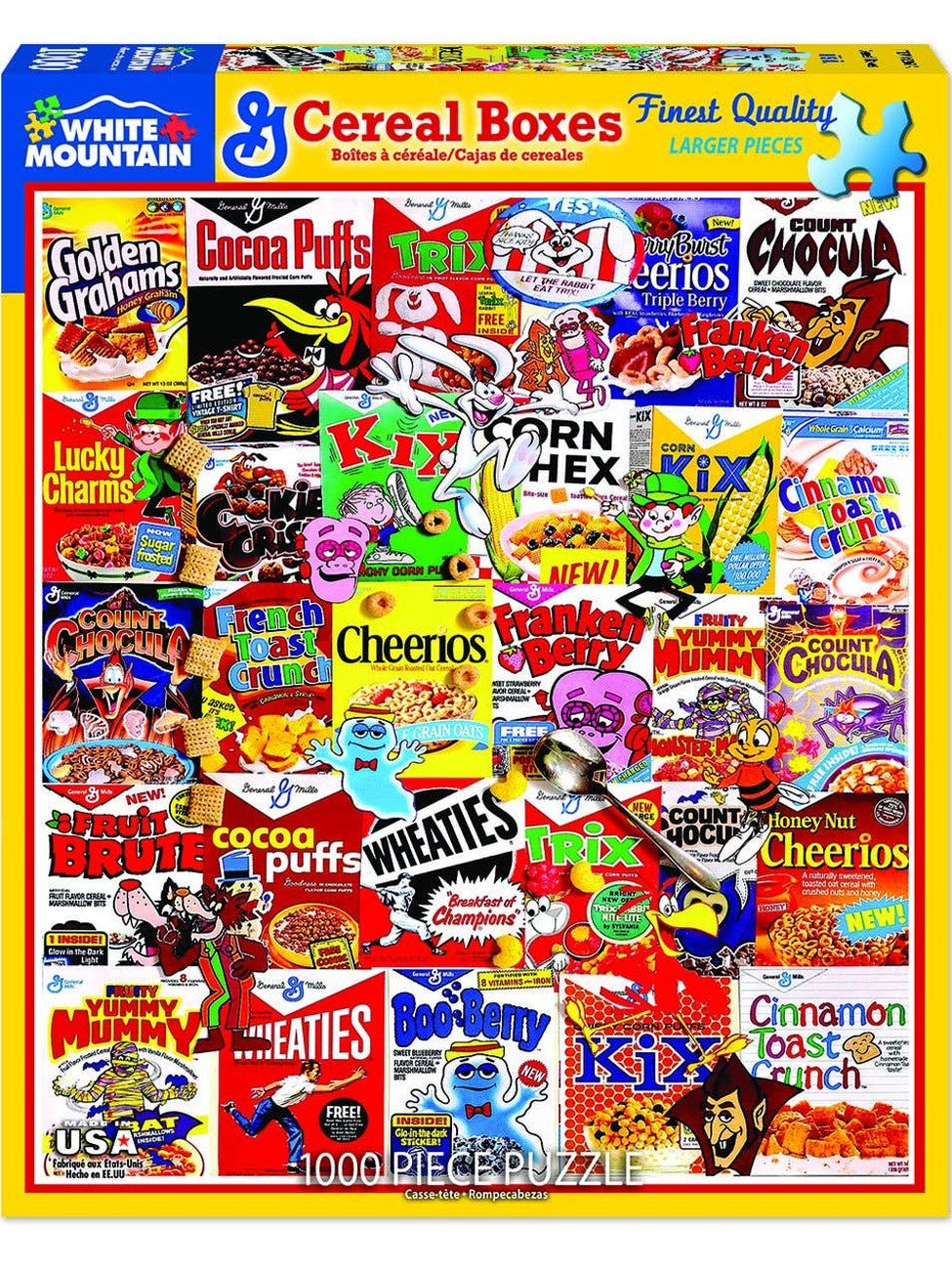Cereal Boxes (1261pz) - 1000 Piece Jigsaw Puzzle