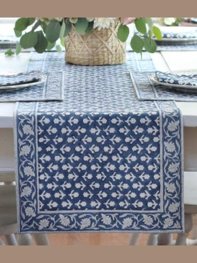 Table Runner, Charlotte Indigo