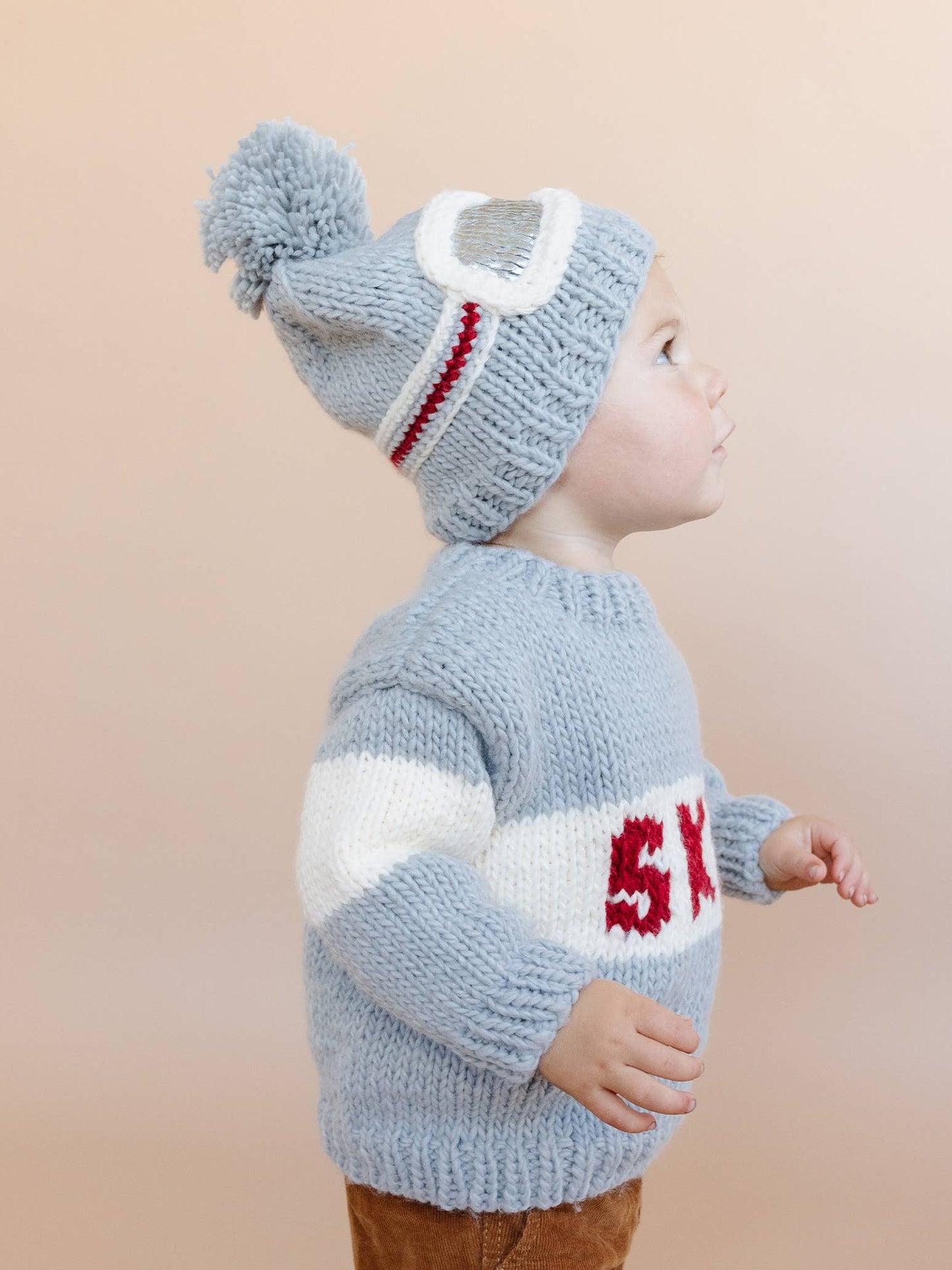 Children's Ski Sweater Bowie Grey