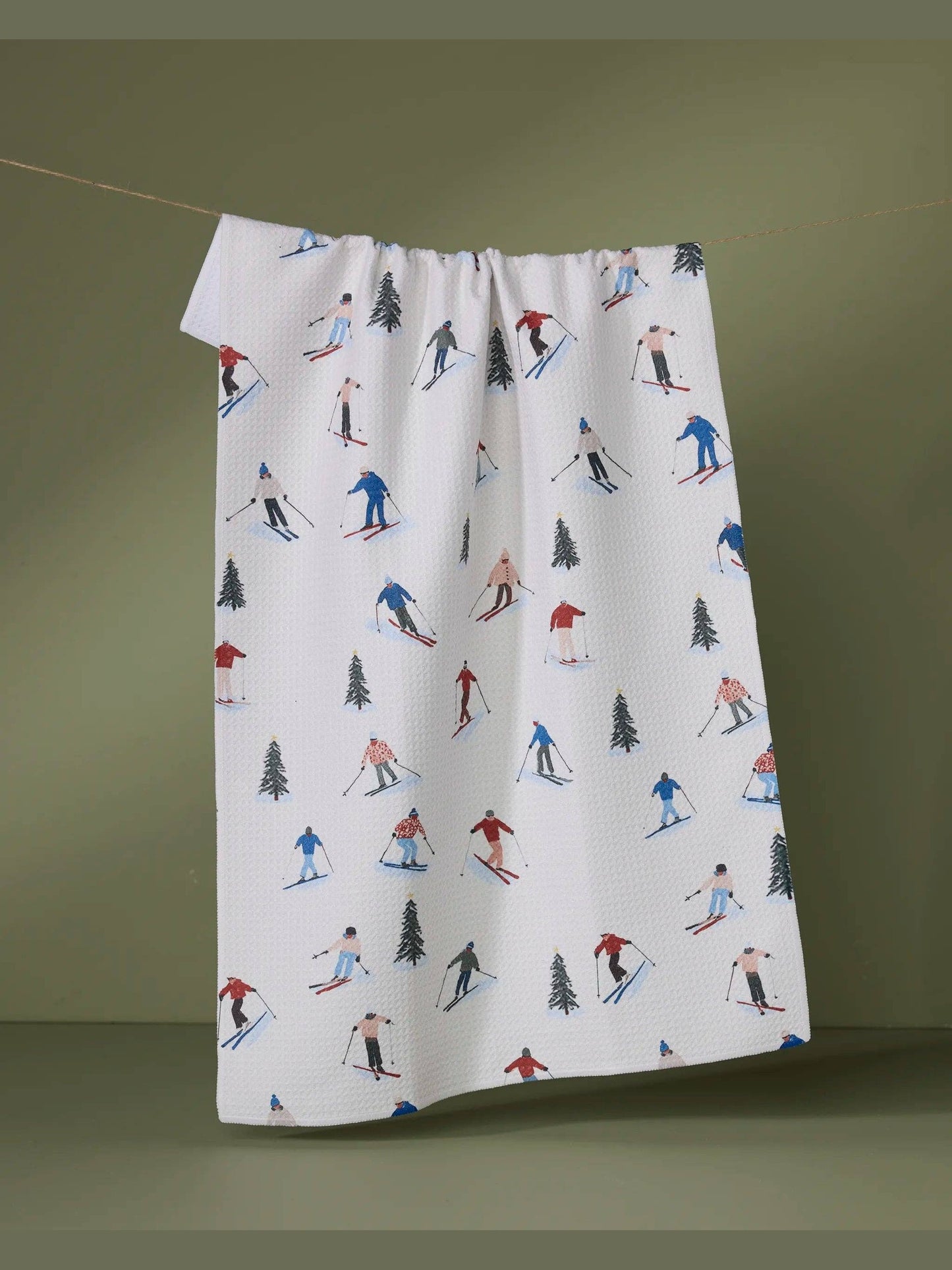 Alpine Run Tea Towel