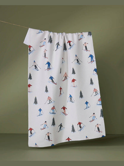 Alpine Run Tea Towel