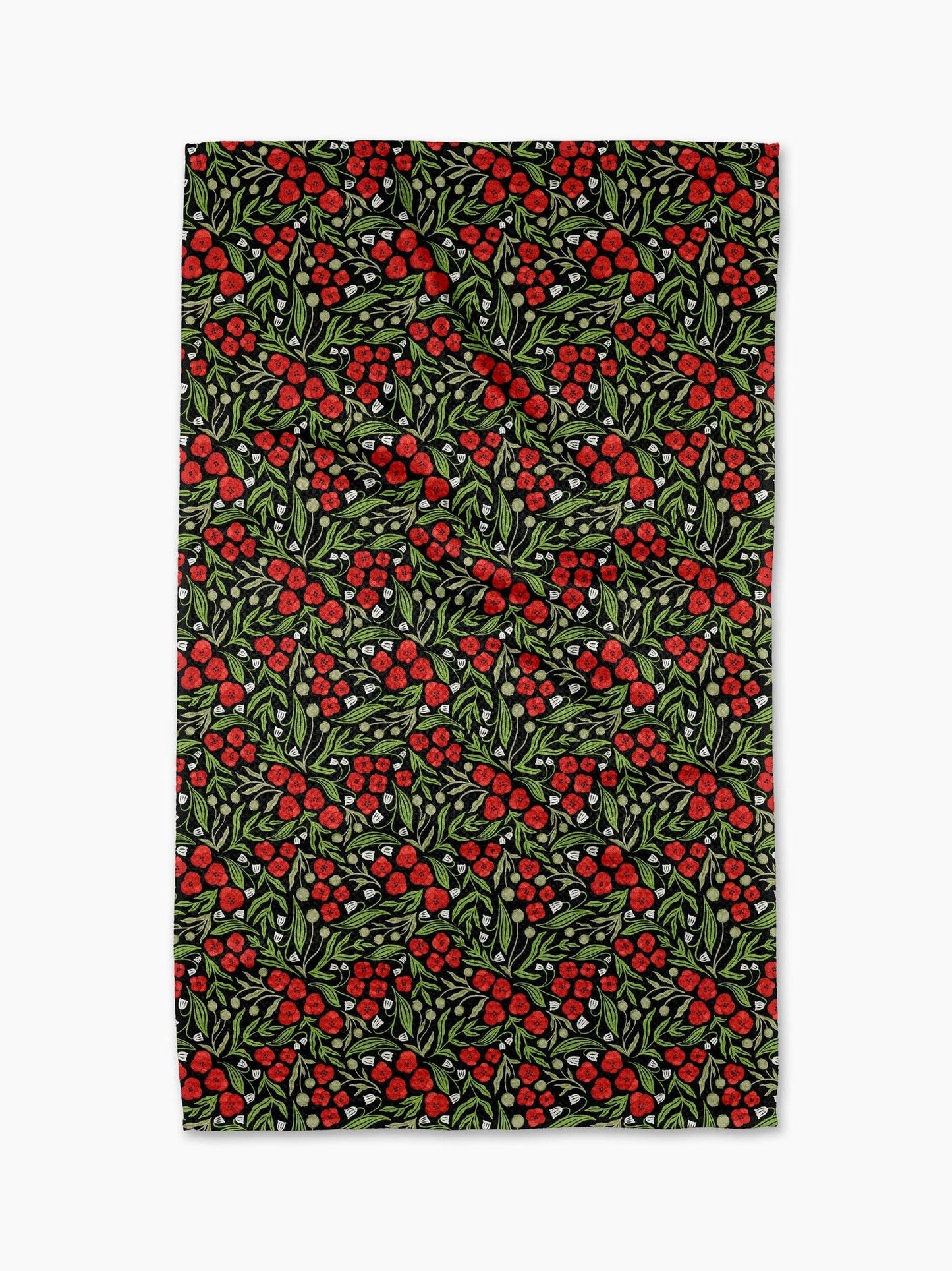 Flowing Poppies Tea Towel