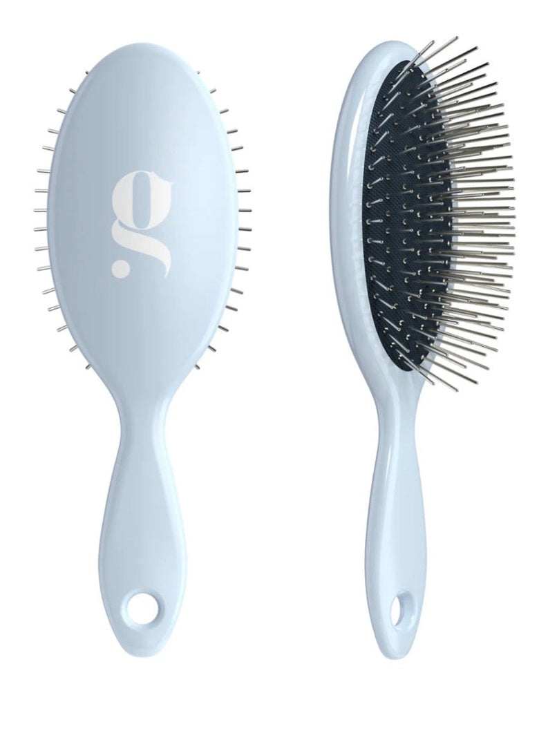The Mini Detangling Brush in Light Blue