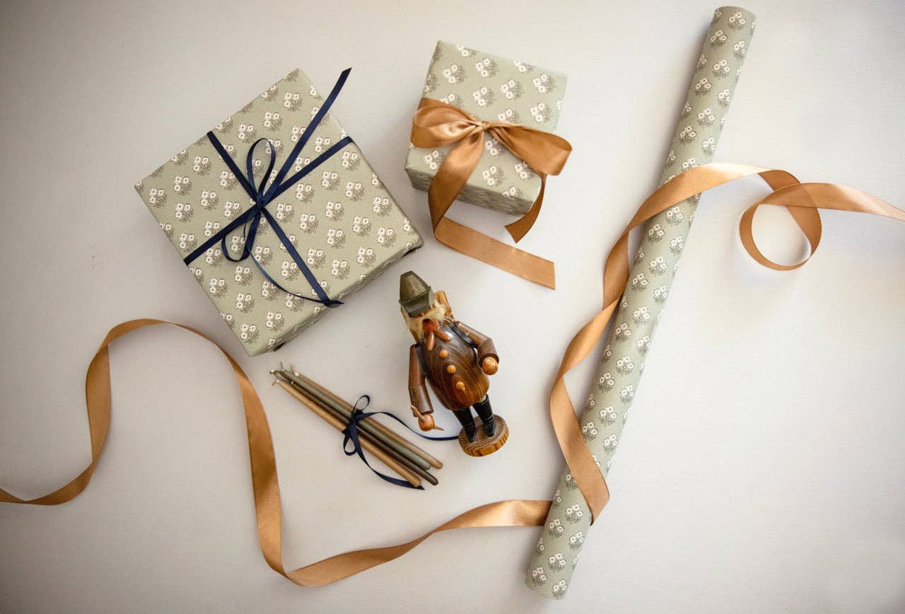'Chestnut' satin ribbon