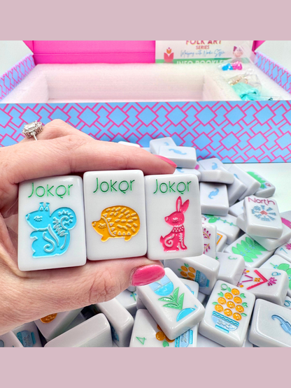 THE SCANDINAVIAN FOLK ART SERIES | Mahjong Tiles with Nordic Style